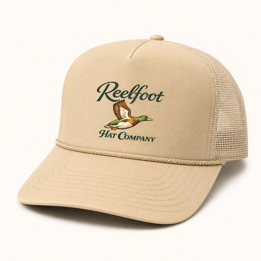 Old School Flying Duck Foam Trucker hat