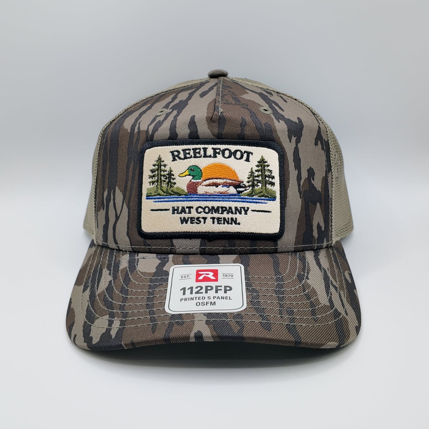 Vintage Style Mossy Oak Patch Hat