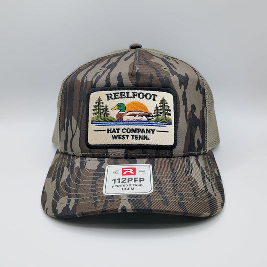 Vintage Style Mossy Oak Patch Hat