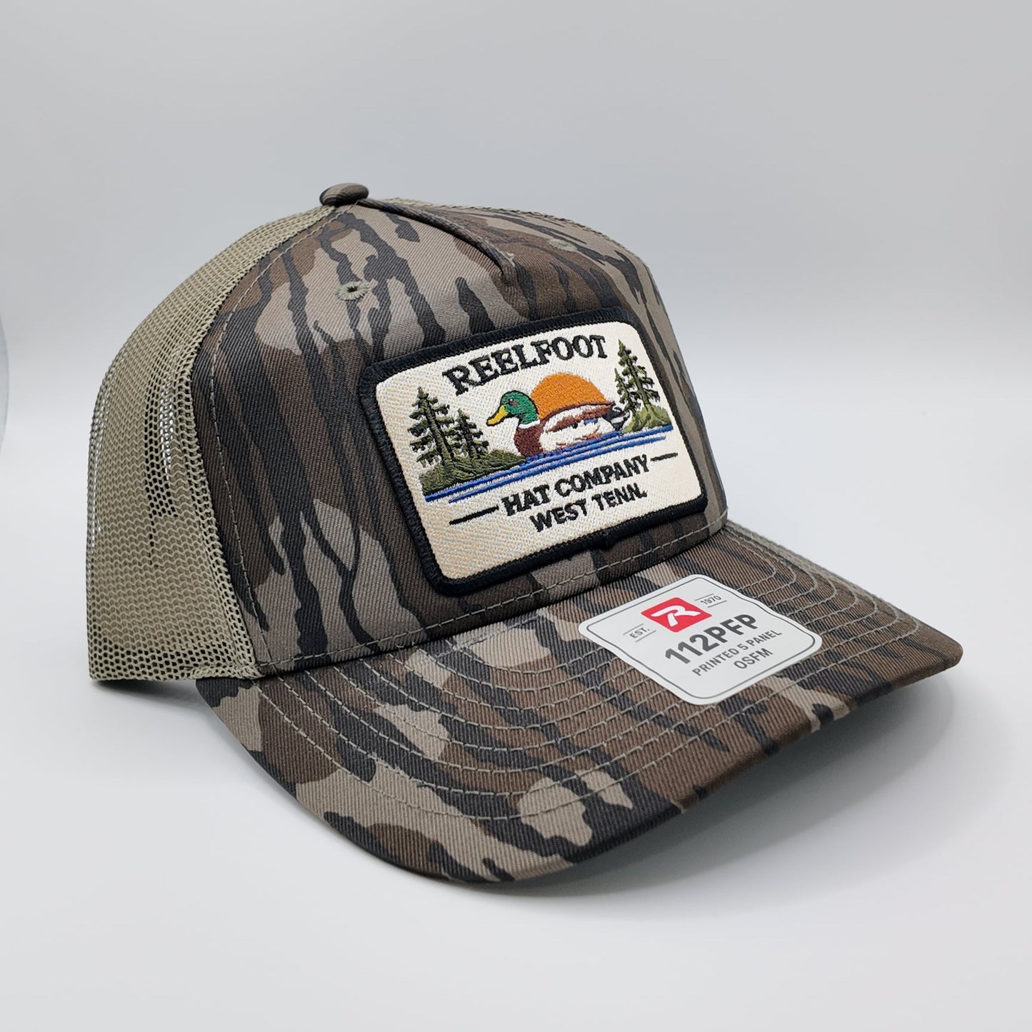 Vintage Style Mossy Oak Patch Hat