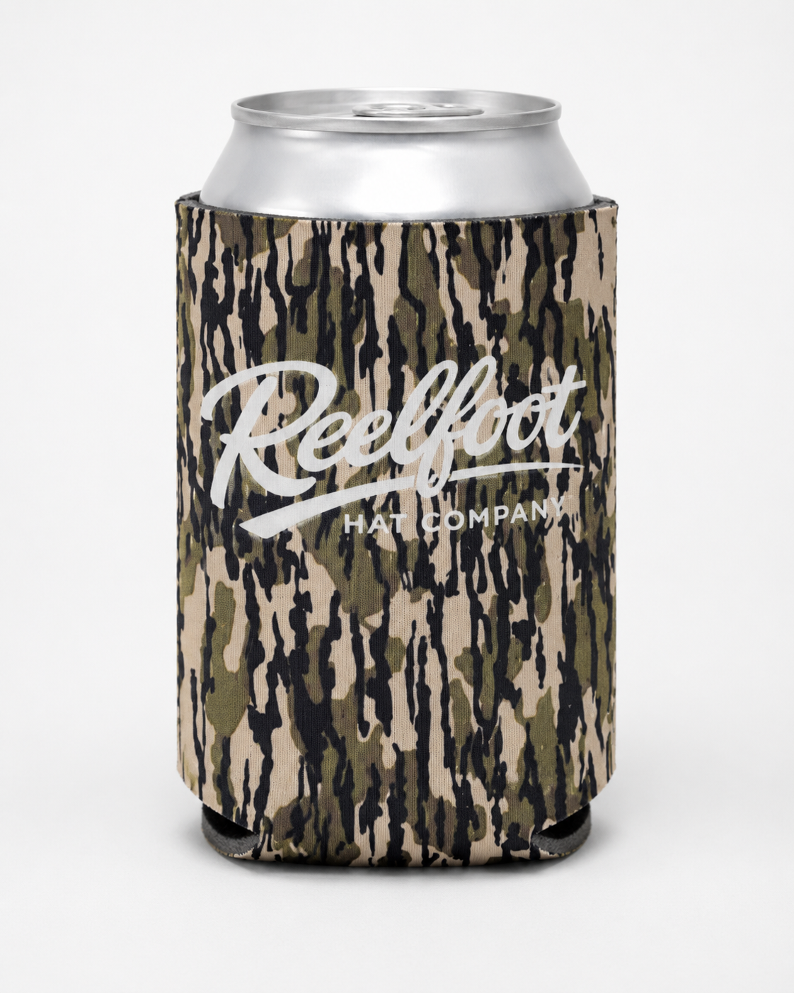 Reelfoot Mossy Oak-Style Camo 12 oz Standard Can Koozie