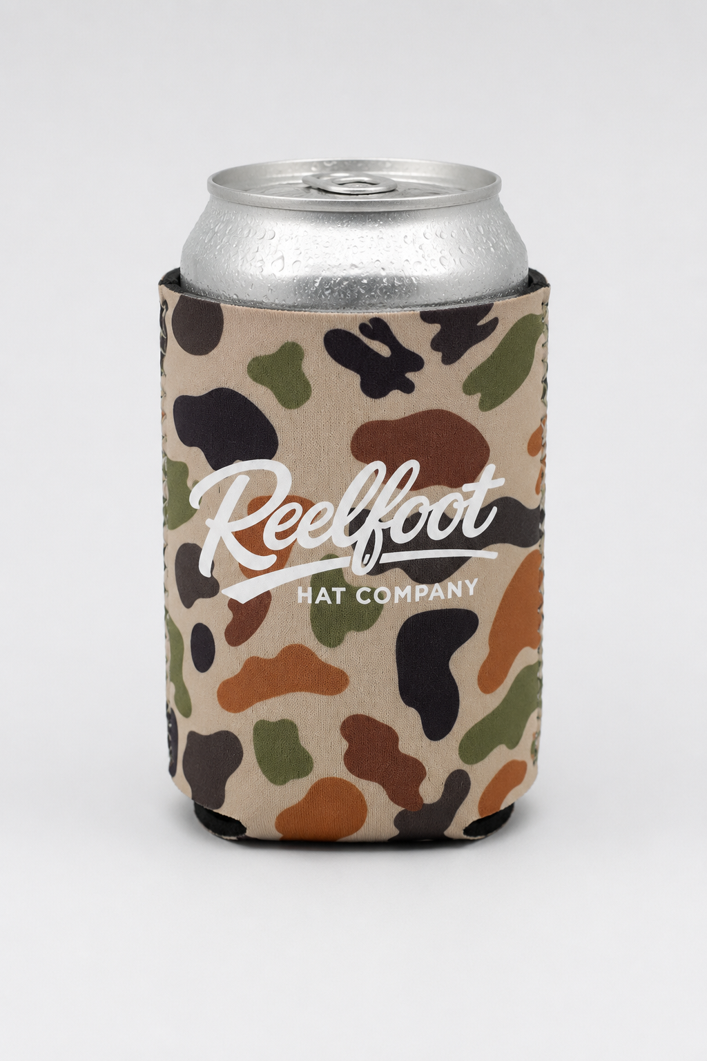 Reelfoot Old-School Camo 12 oz Standard Can Koozie