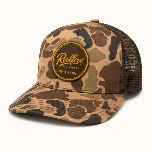Reelfoot Hat Co Leather Logo Patch