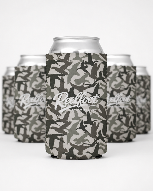 Reelfoot Flying Duck 12 oz Slim Can Koozie