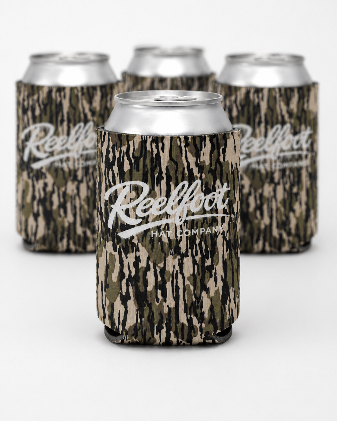 Reelfoot Mossy Oak-Style Camo 12 oz Standard Can Koozie
