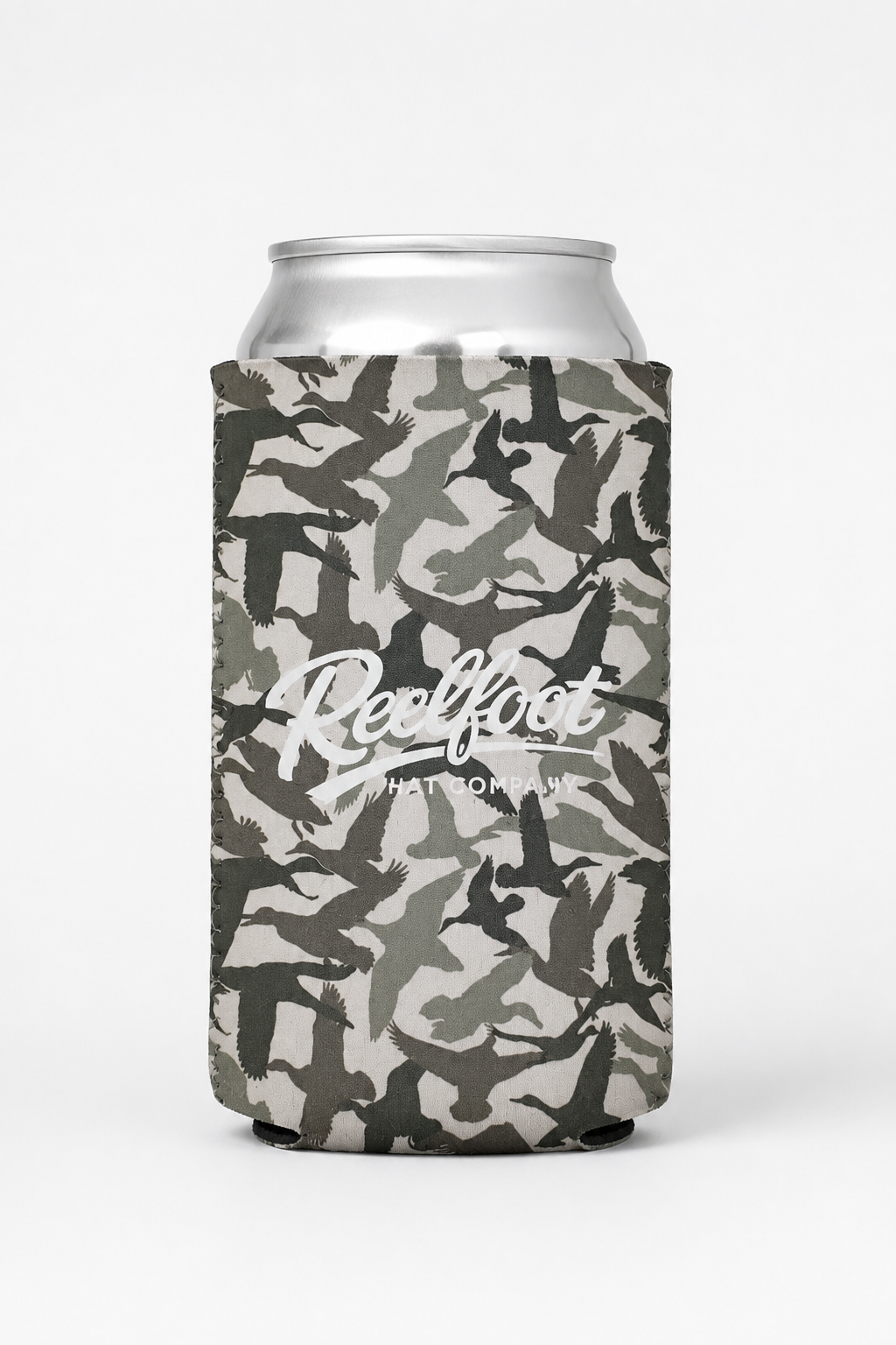 Reelfoot Flying Duck 12 oz Slim Can Koozie