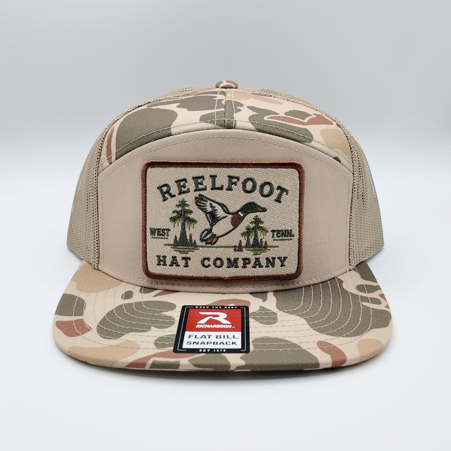 Reelfoot Mallard Patch 168-Style Trucker Hat