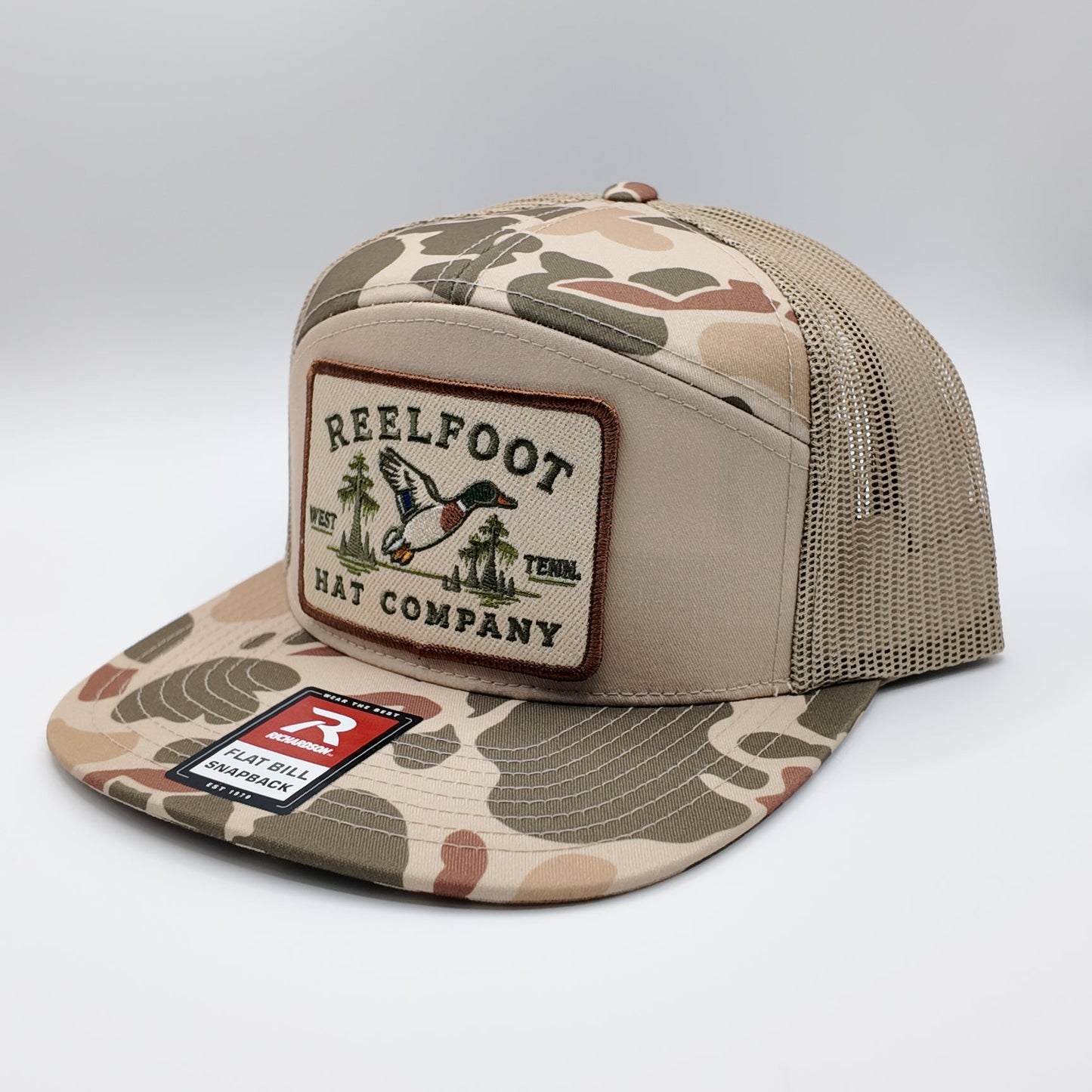 Reelfoot Mallard Patch 168-Style Trucker Hat