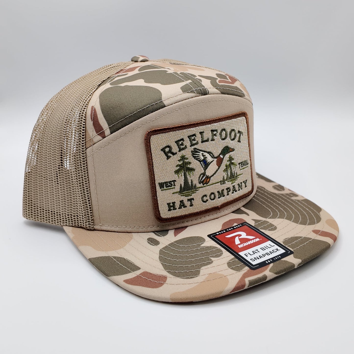 Reelfoot Mallard Patch 168-Style Trucker Hat
